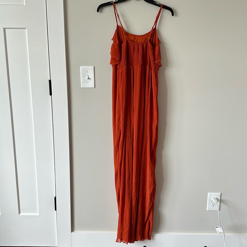 Dark Orange Maxi dress